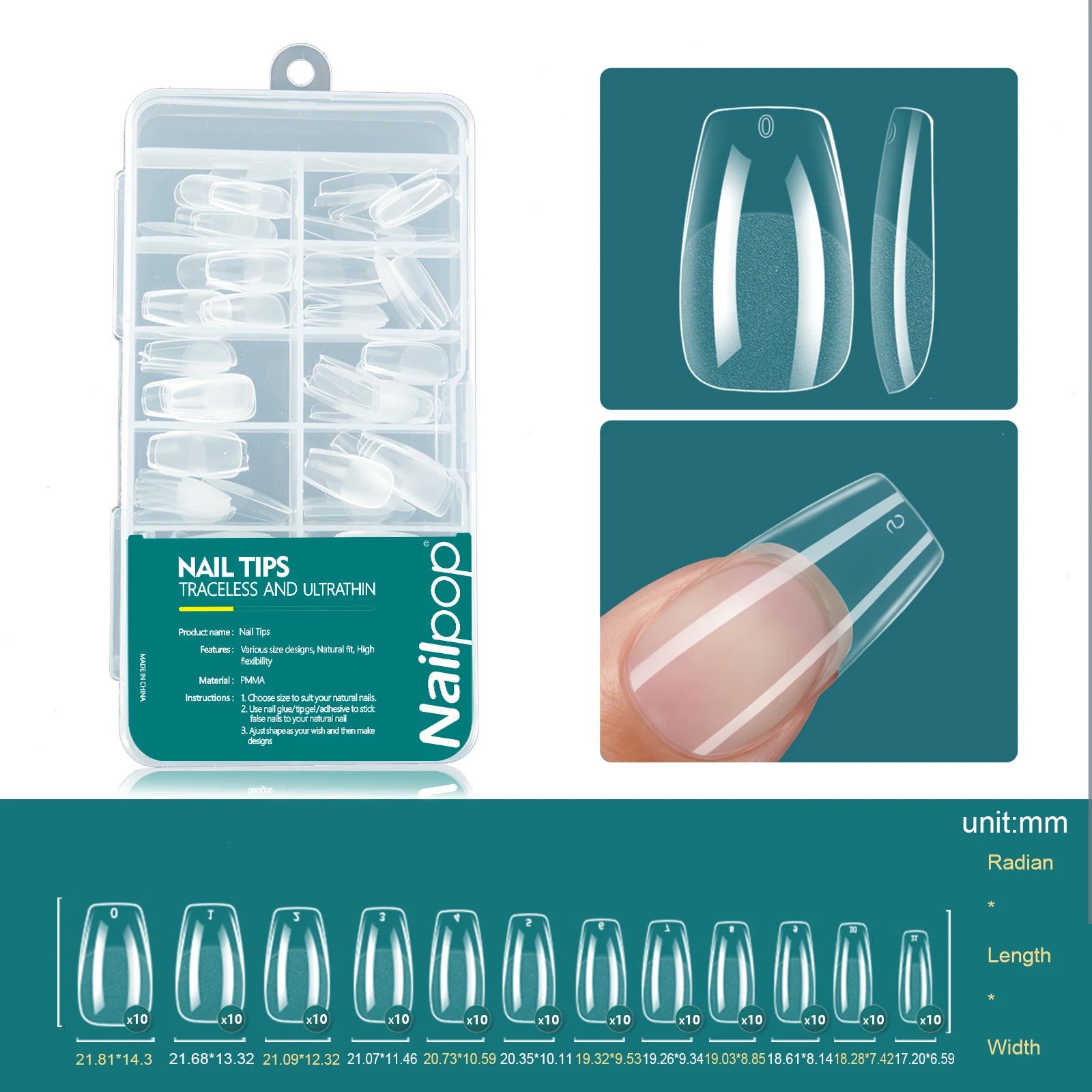 Capsules de Gel Souple 120 pcs, Courte/Moyenne