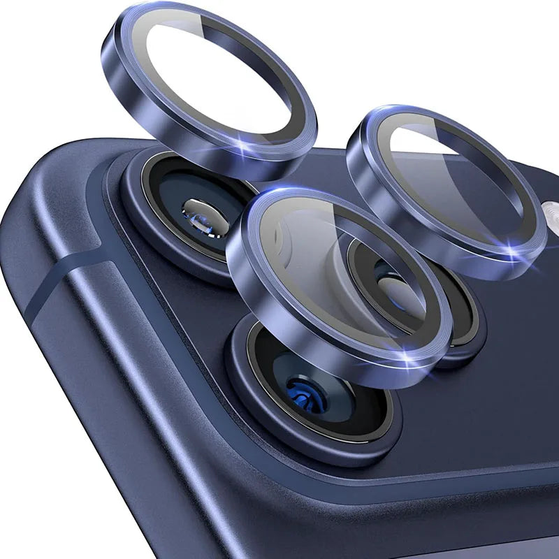 Anneau de protection caméra en alliage d’aluminium KENNAGE – Verre trempé 9H – iPhone 17 Air / 17 Plus / 17 Pro Max