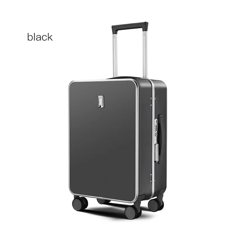 Valise de voyage SUSHIMU pour hommes et femmes – Bagage à roulettes avec cadre en aluminium et serrure TSA