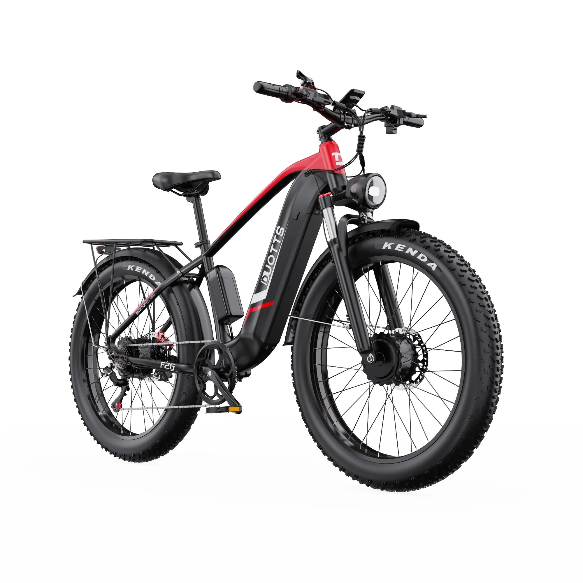 E-Bike für Erwachsene DUOTTS F26 – 2 Motoren 750W, 48V20AH Akku, vielseitig für Berg und Stadt, 26 Zoll