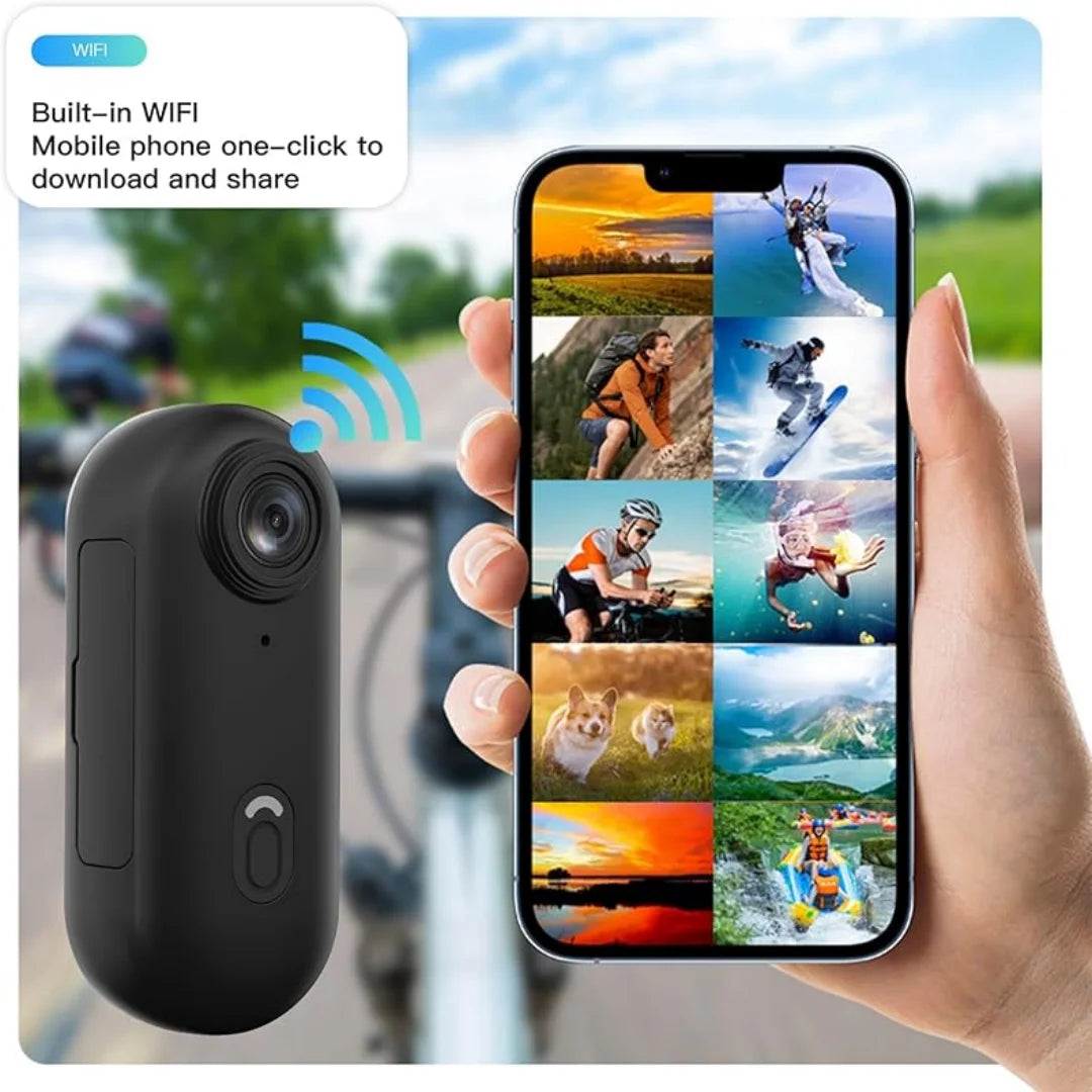 Mini caméra d’action 4K H88 Kaysunlink – Caméra POV compacte WiFi avec boîtier étanche