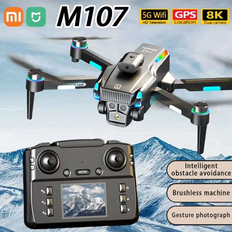 Drone Xiaomi Mijia M107 8K 5G – Quadrirotor Pliable, Caméra HD, Motorisation Brushless, Télécommande 3 km