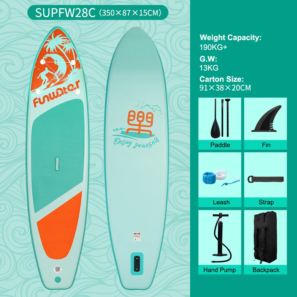 Planche de Paddle Gonflable avec Accessoires (335 / 350 / 385 cm) - Feath-R-Lite Koi Sup