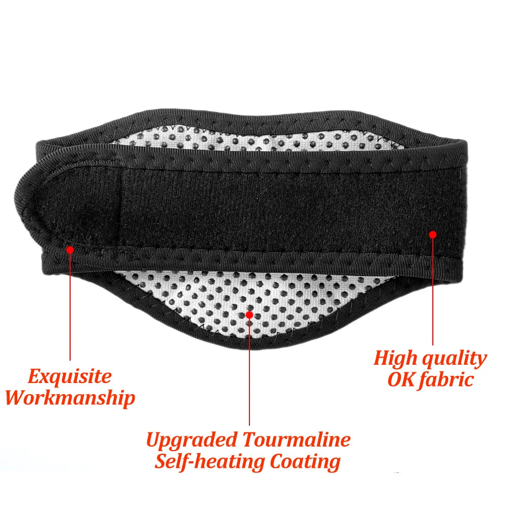 Self-heating tourmaline cervical orthosis, round band, health care, cervical spondylosis, magnetic therapy, cervical cushion, oto institutes