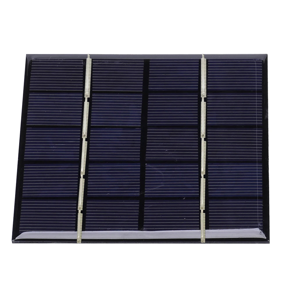 3W 5V Solar Panel Micro Solar Panel Portable Fast Charger DIY Polysilicon Solar Cell System Outdoor Mini Battery Charger