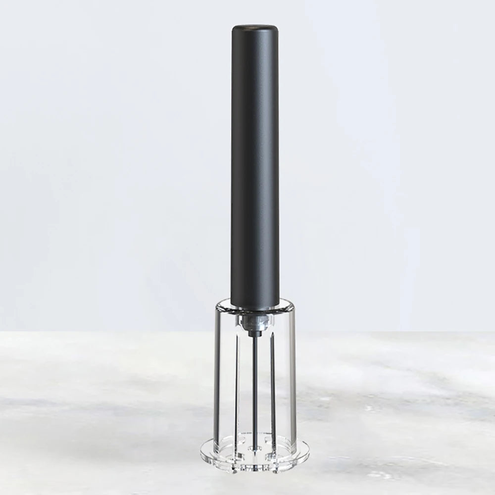 Tire-bouchon à pompe à air en acier inoxydable – Ouvre-bouteille de vin rapide et portable en forme de stylo