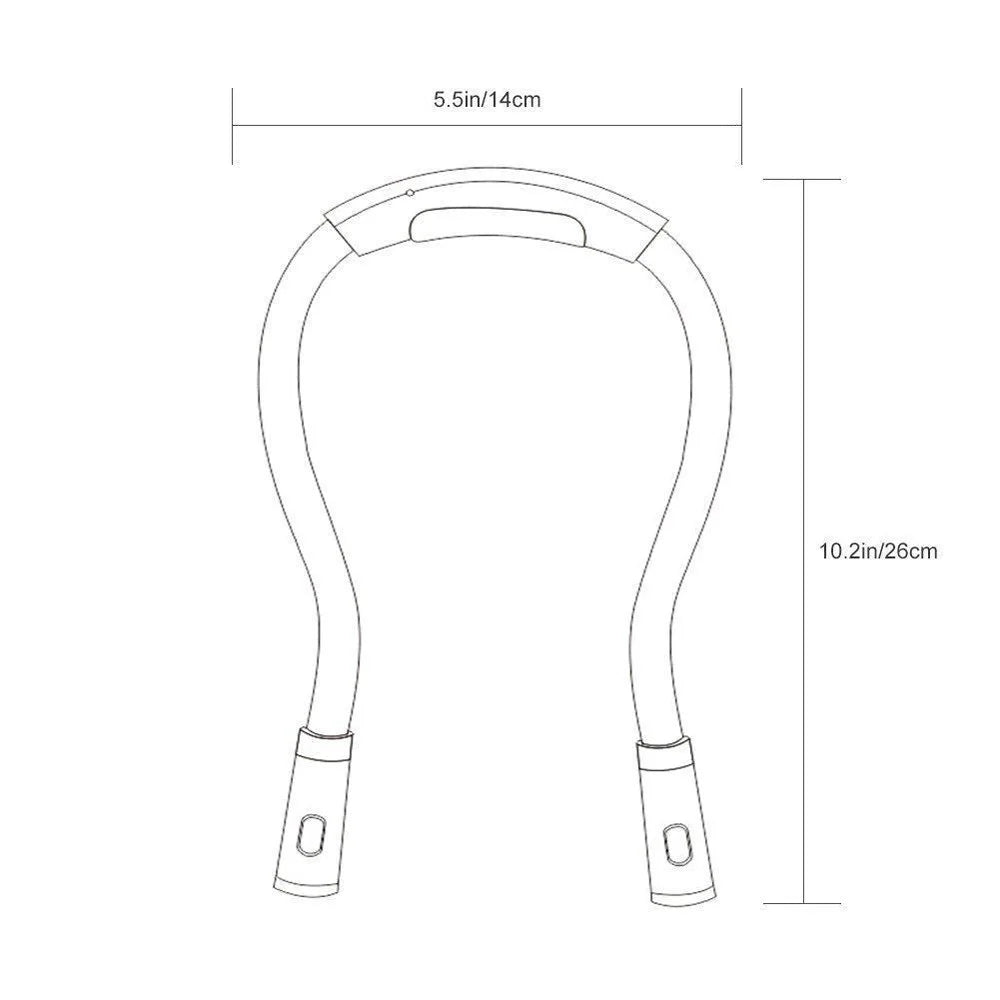 Lampes de lecture pliables pour lit, lampe de cou avec 4 LED, luminosité réglable