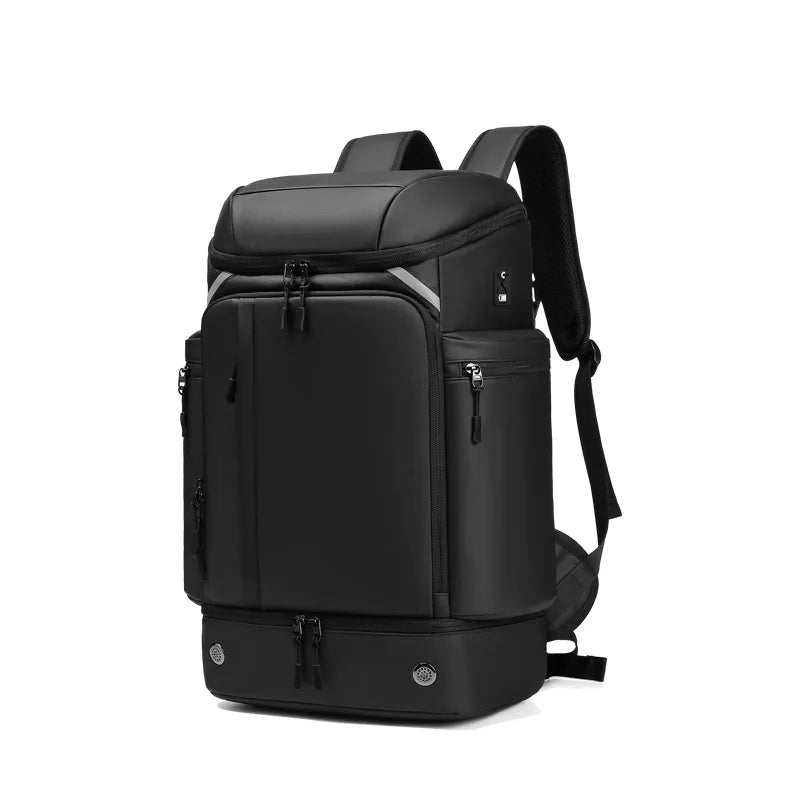 Sac à dos SUSHIMU – Double épaule pour hommes, randonnée et voyage, compartiment ordinateur portable