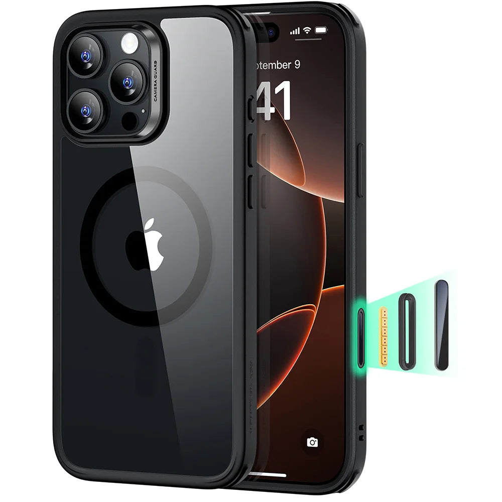 Coque de protection ESR pour iPhone 16 Pro Max/16 Pro Coque avec contrôle de caméra MagSafe Coque de protection de qualité pour iPhone 16/16 Plus
