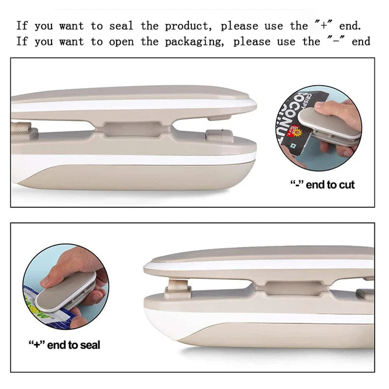 Preservation tongs, heat sealer 