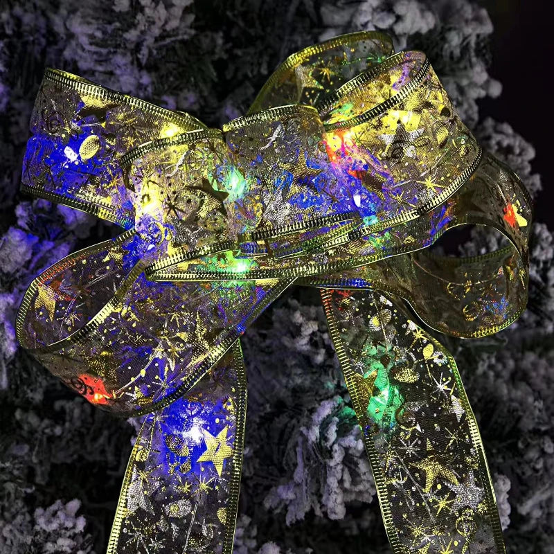 Ruban lumineux fée pour arbre de Noël, guirlande décorative pour Noël et Nouvel An