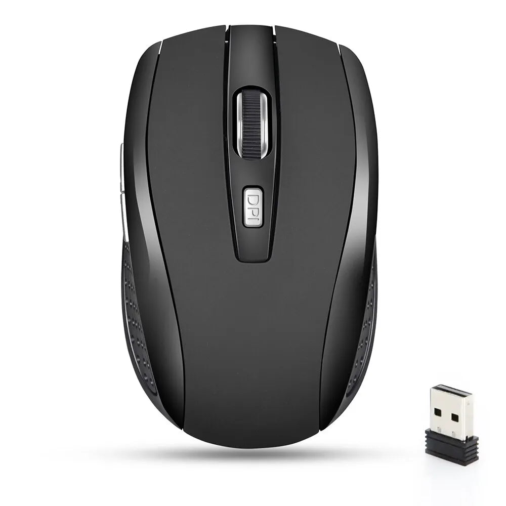 Wireless Optical Mouse, 2.4G, Adjustable