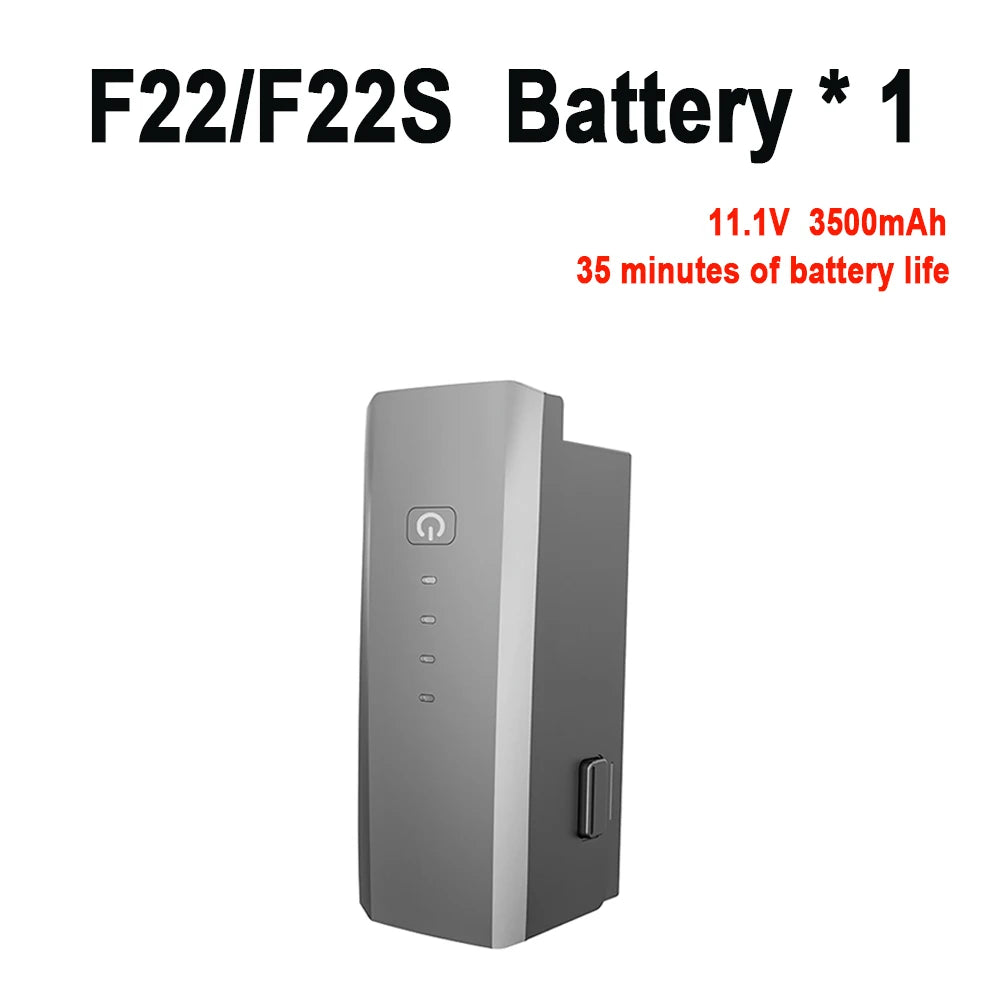Batterie originale SJRC F22 S2 PRO+ 4K, 11.1V 3500mAh pour Drone