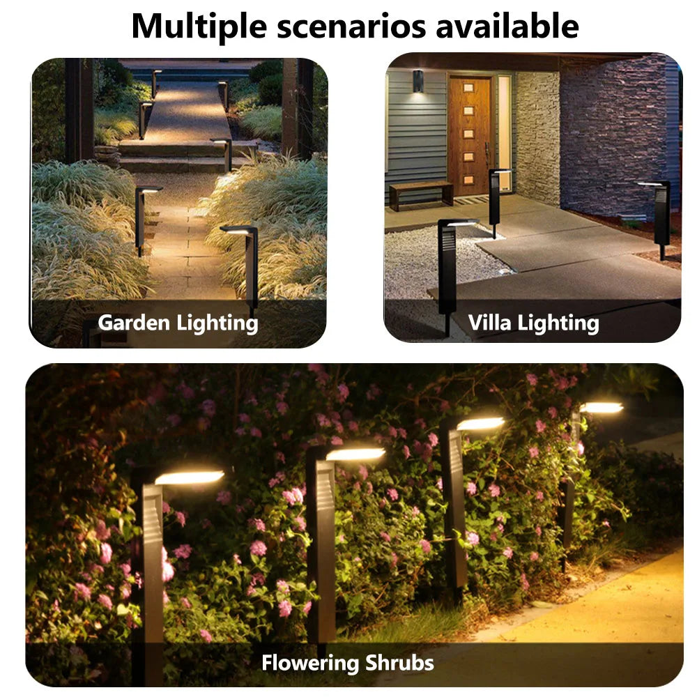 Wasserdichte Solarleuchten für den Außenbereich – Helle Landschaftsbeleuchtung für Garten, Hof, Gehweg und Veranda, 62 LEDs