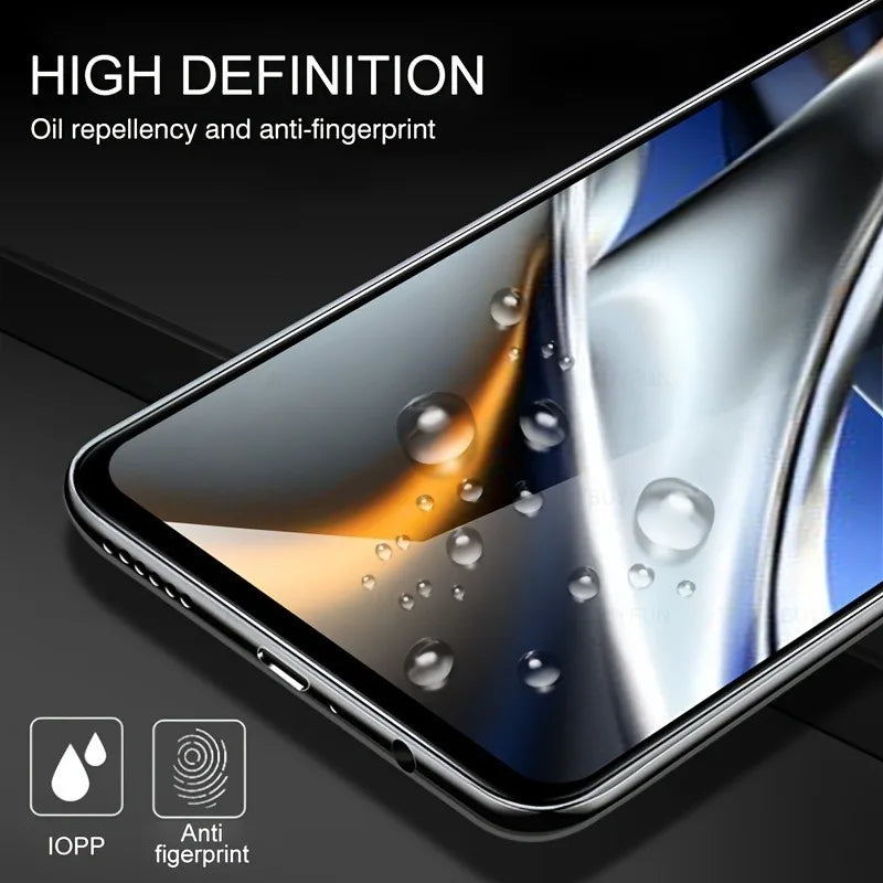 Protecteur d'écran en verre trempé HD pour Xiaomi Poco F7 Ultra Pro – Compatible Poco F6 F5 Pro F4 F3 GT