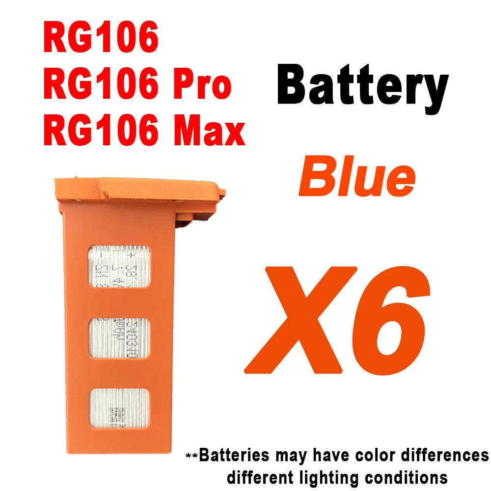 Batterie originale 7.4V 3800mAh pour Drone RG106 Pro – Batterie de remplacement RC
