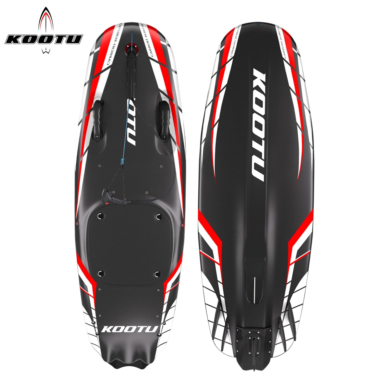 KOOTU surfboards, all carbon fiber surfboards, 109cc gasoline-powered surfboards 