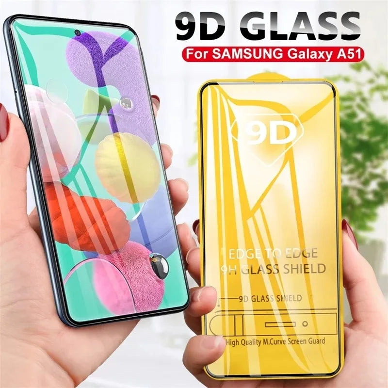 Protecteur d’écran en verre trempé 9D KENNAGE – 3 pièces – Anti-empreintes, Anti-rayures – Samsung A13 à S24 Ultra