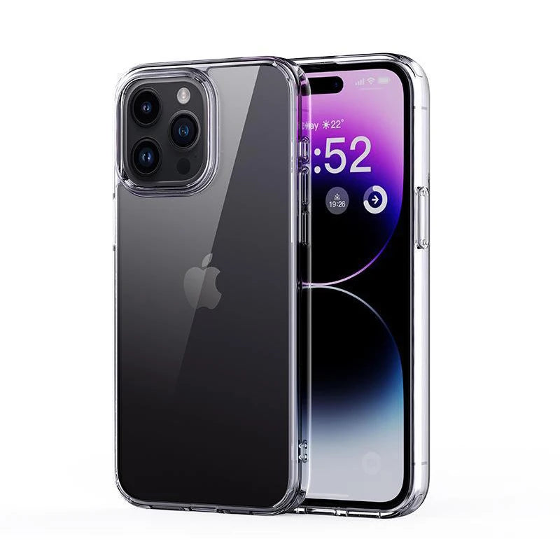 Coque arrière transparente en silicone souple – iPhone 6 à iPhone 15 Pro Max