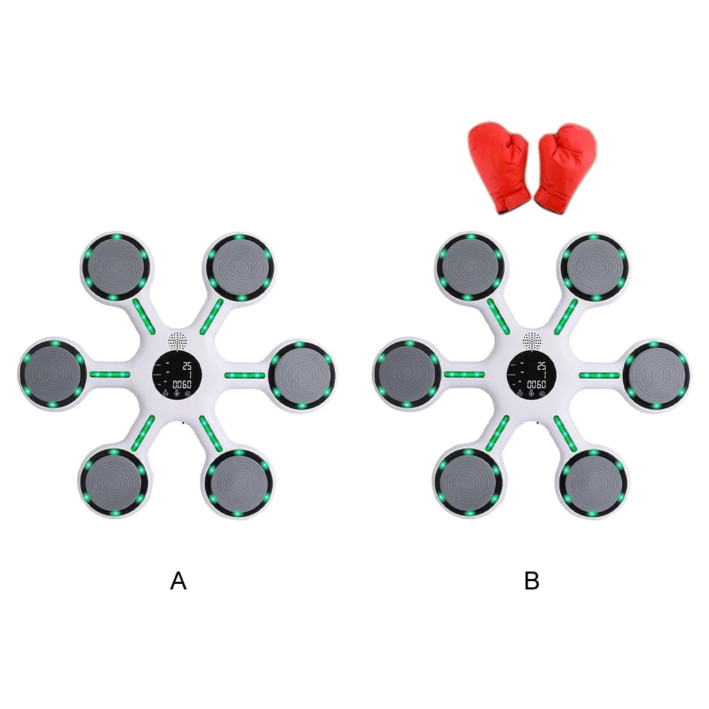 Machine de boxe musicale intelligente Bluetooth Portable – Cible murale, équipement d'entraînement physique pour enfants et adultes