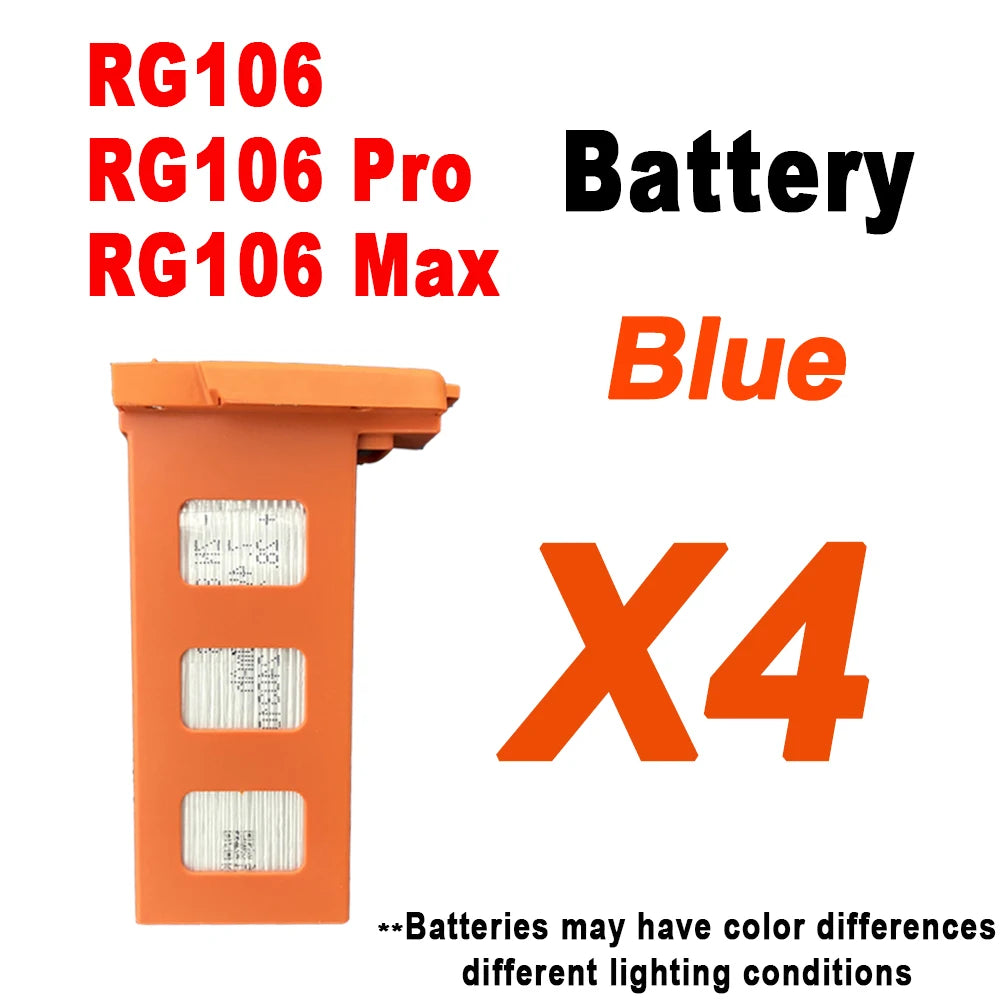 Batterie originale 7.4V 3800mAh pour Drone RG106 Pro – Batterie de remplacement RC