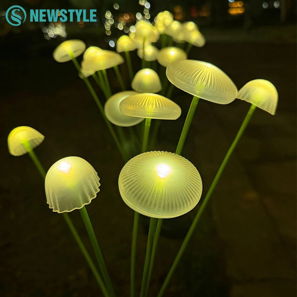 Solar LED-Qualle – Garten-Dekoration