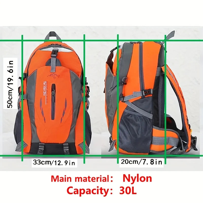 Men's Outdoor Backpack Large Capacity Travel Lightweight Casual Hiking Sports Waterproof Travel Mountaineering Bag