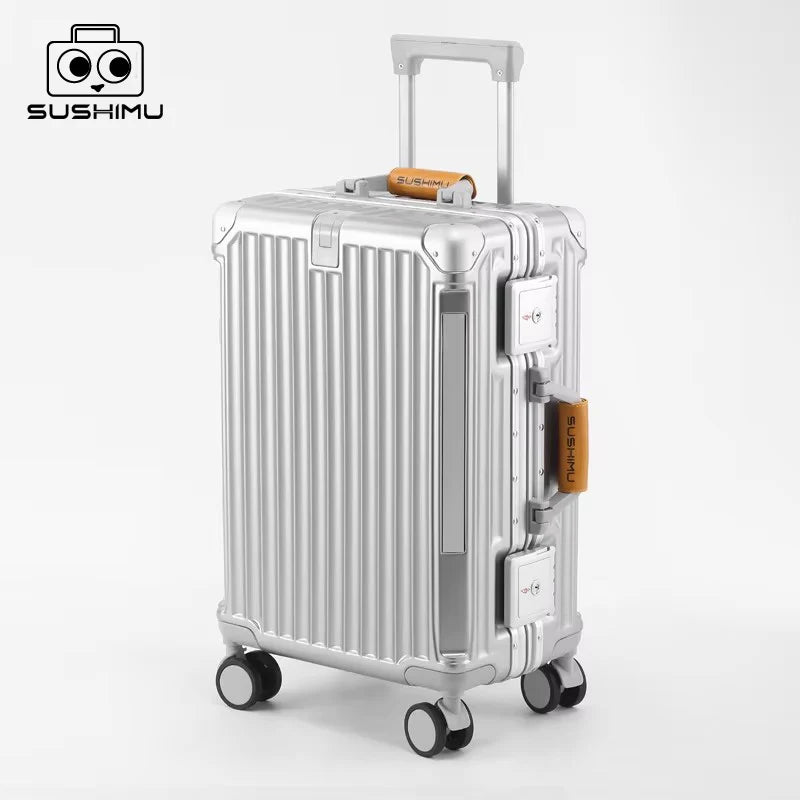 Valise à fonctions multiples pour voyage SUSHIMU – hommes et femmes, valise à main, grande capacité, 20 et 24 pouces