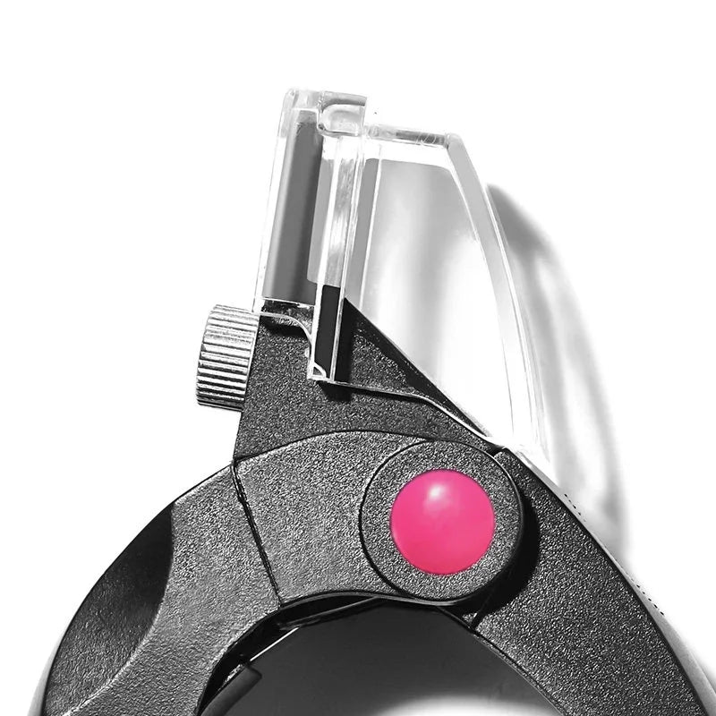 Coupe-ongles en acrylique noir cadran professionnel lame en acier inoxydable coupe-ongles faux ongles tondeuse outils de manucure