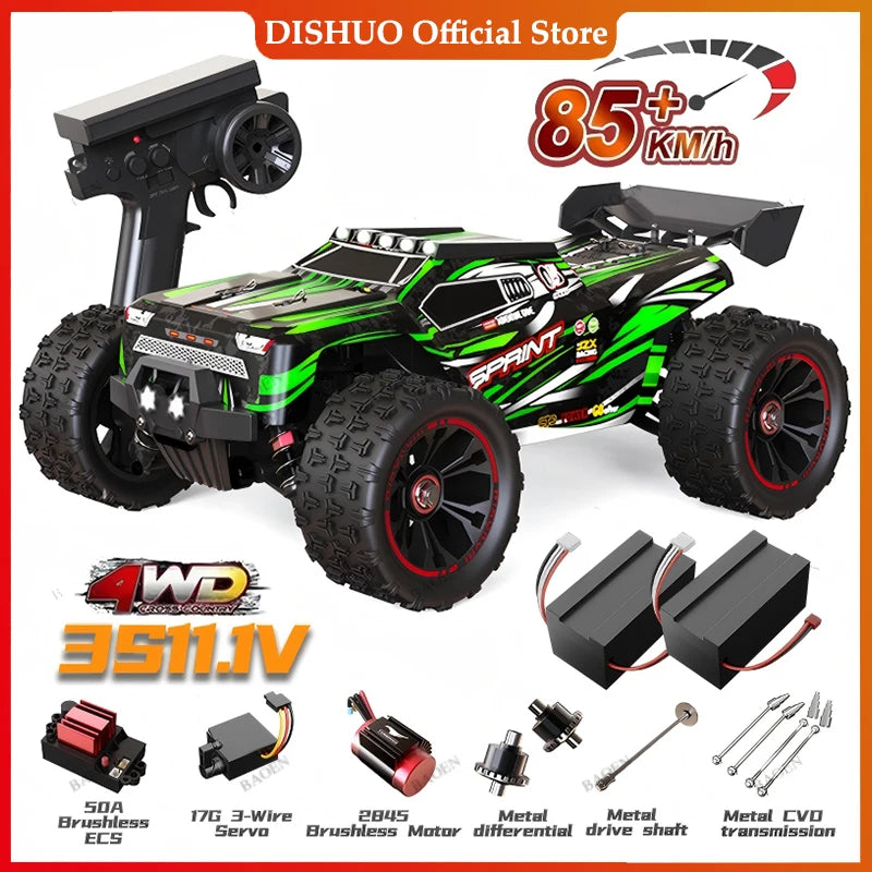 SCY9522PRO 85 KM/H voiture RC haute vitesse sans brosse 4WD tout-terrain dérive télécommande voiture 1:16 voitures de course professionnelles SCY9522 50 KM/H