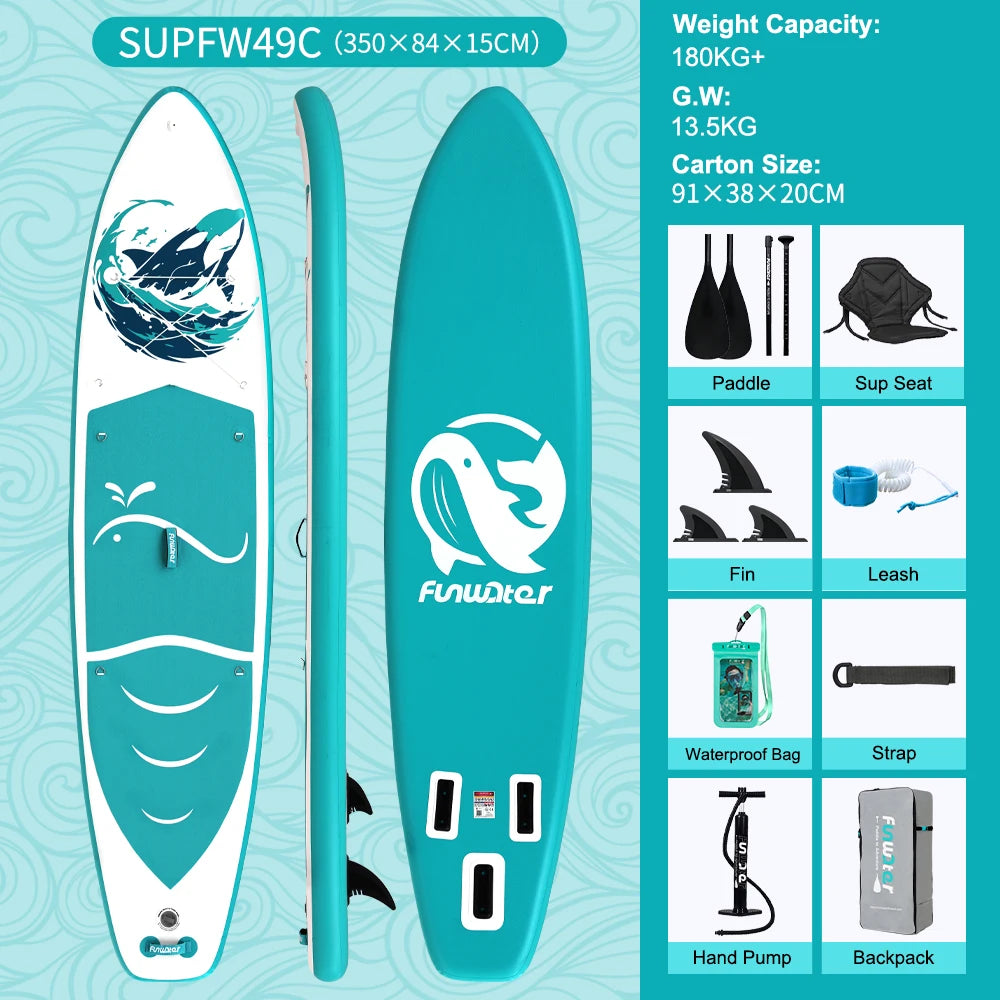 Planche de Paddle Gonflable avec Accessoires (335 / 350 / 385 cm) - Feath-R-Lite Koi Sup