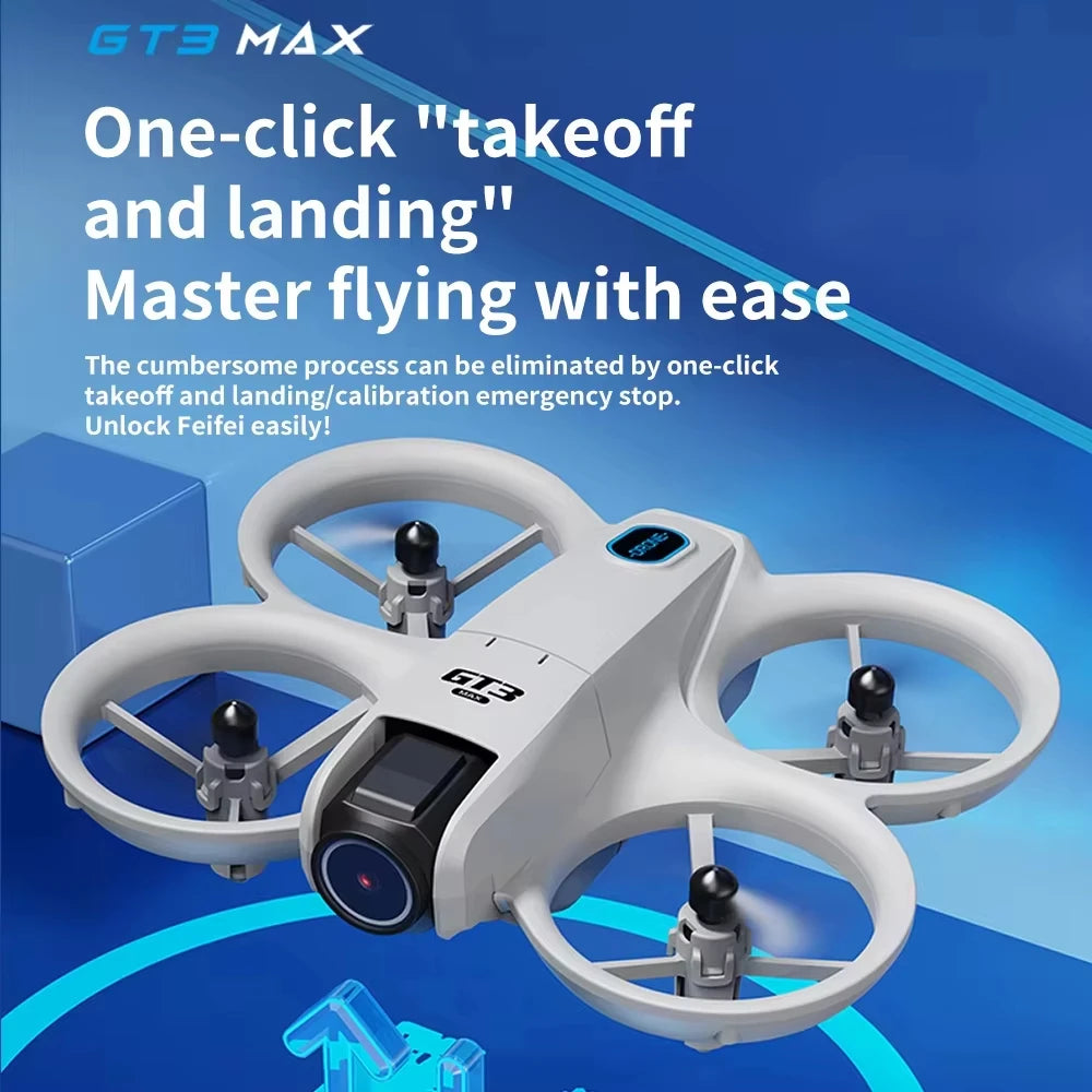 Drone GT3 MAX – 6K HD, Écran 4,3", Télécommande, Mode Sans Tête, Flip 360°, Quadcopter RC Jouet pour Enfant