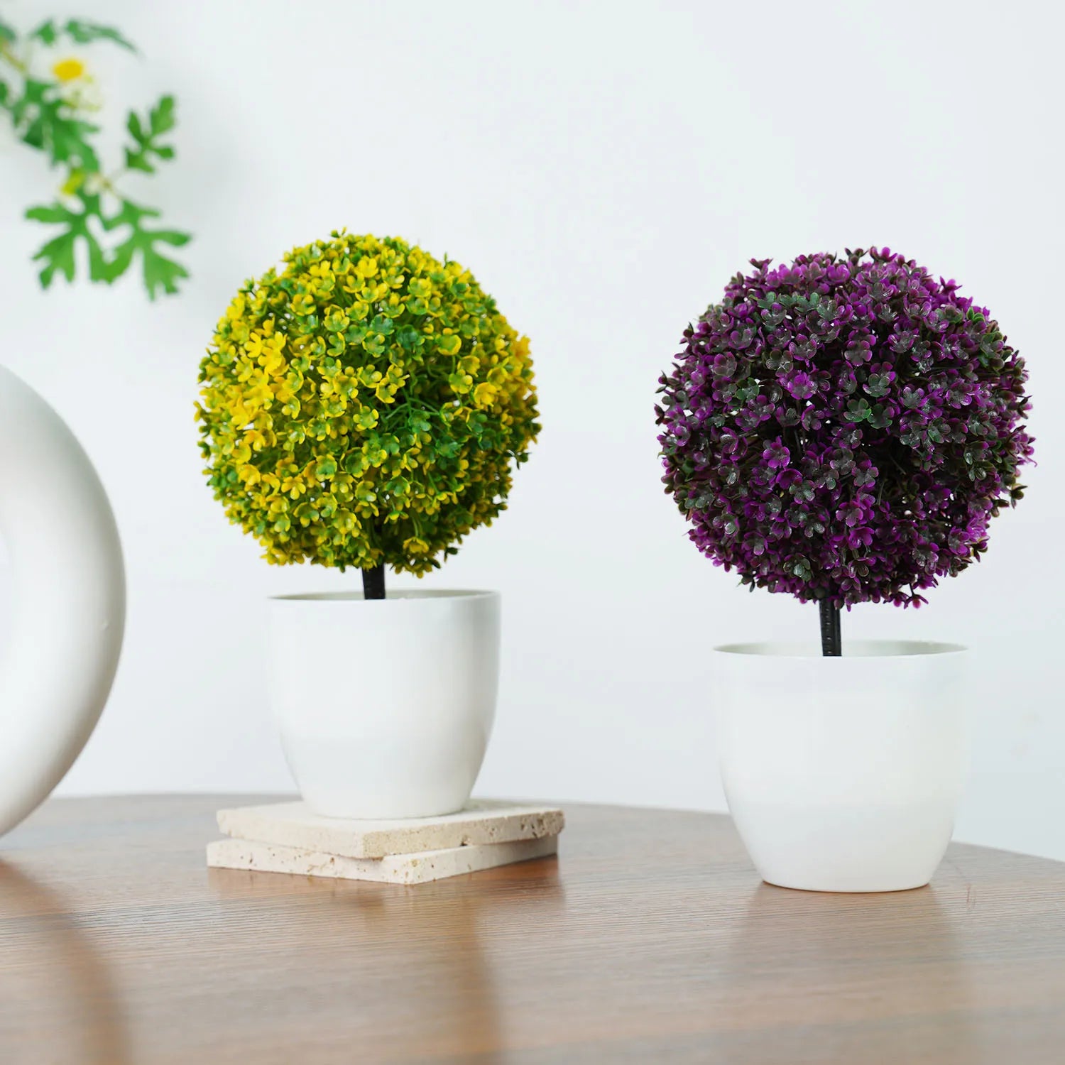 Artificial Plants, Fake Flower Potted Table Ornaments, Artificial Plants, Simulation Bonsai, Small Tree, Potted Plants for Home, Garden Decor