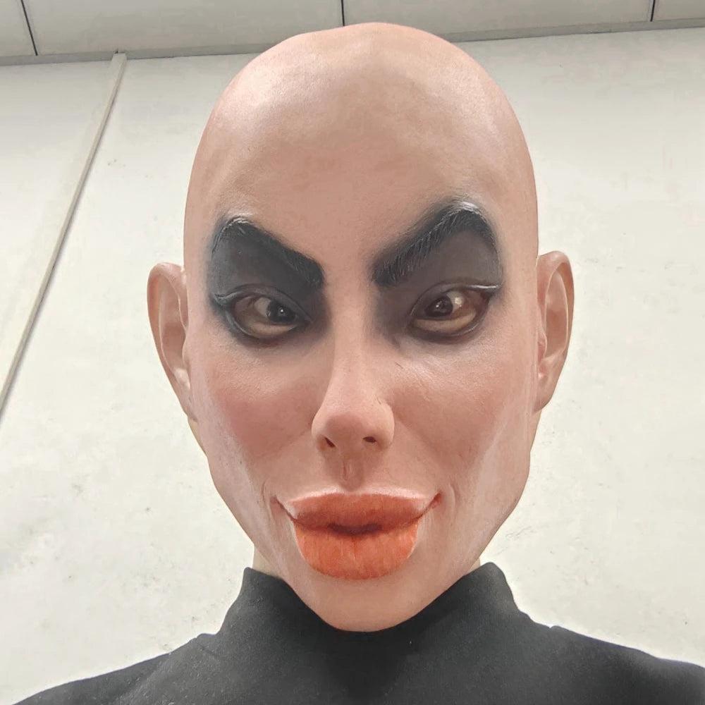 Rubber and latex mask, theme party accessory