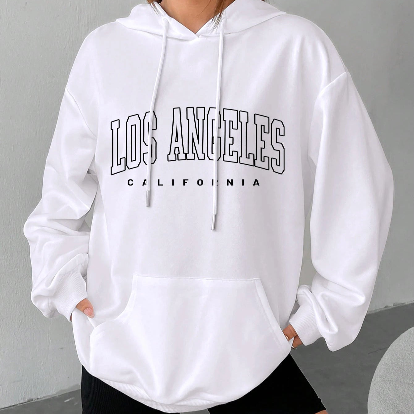 Sweats à capuche Style américain sweat à capuche décontracté Hip Hop Los Angeles Art lettre conception femmes