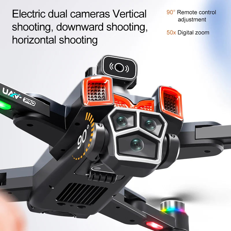 Drone A19Pro 2025 – GPS, Retour à une touche, 5G, 8K HD, Caméra omnidirectionnelle, Évitement d'obstacles, Jouet RC