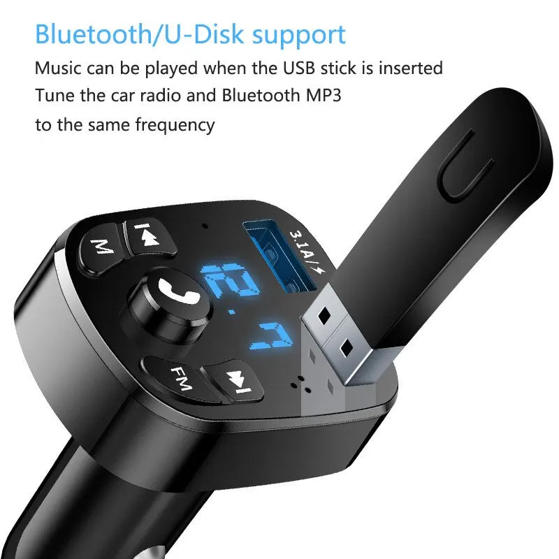 Bluetooth adapter, transmitter, receiver, fast charger 