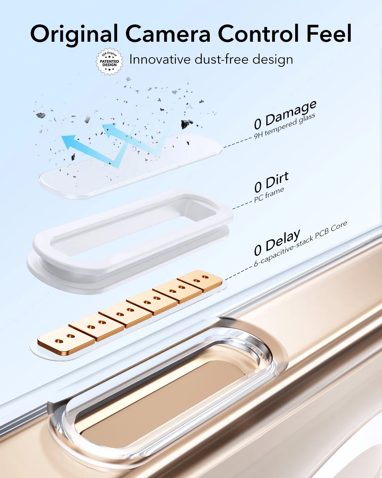 Coque de protection ESR pour iPhone 16 Pro Max/16 Pro Coque avec contrôle de caméra MagSafe Coque de protection de qualité pour iPhone 16/16 Plus