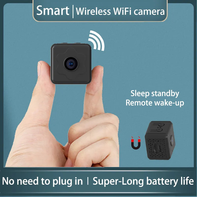 Mini Wireless WiFi IP Camera, Small Home Camera, Super Long Battery Life