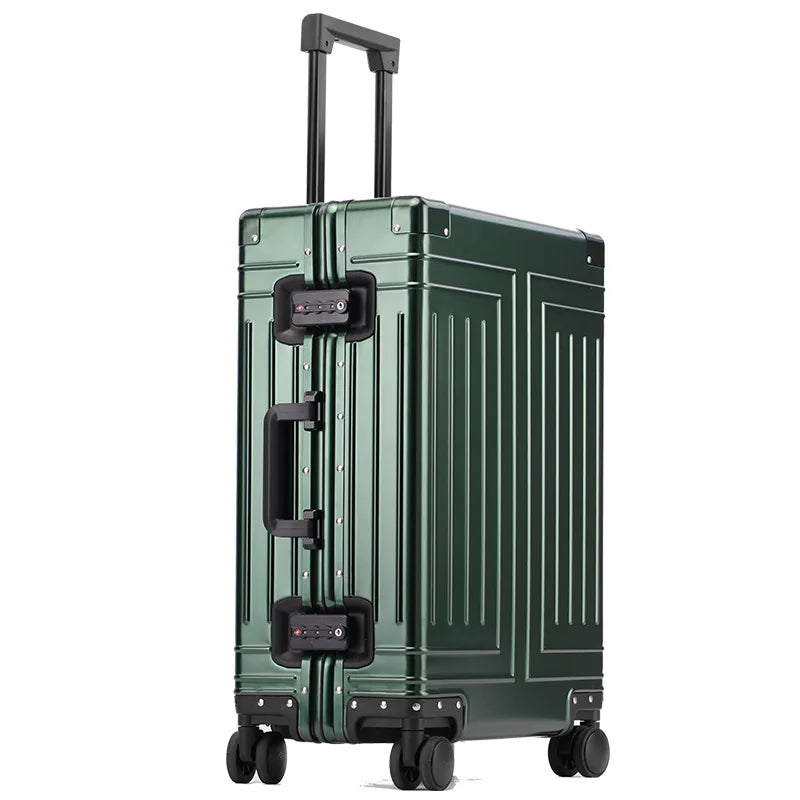 Valise rigide en alliage d’aluminium et de magnésium SUSHIMU – bagage à roulettes, 20, 24, 26 et 29 pouces