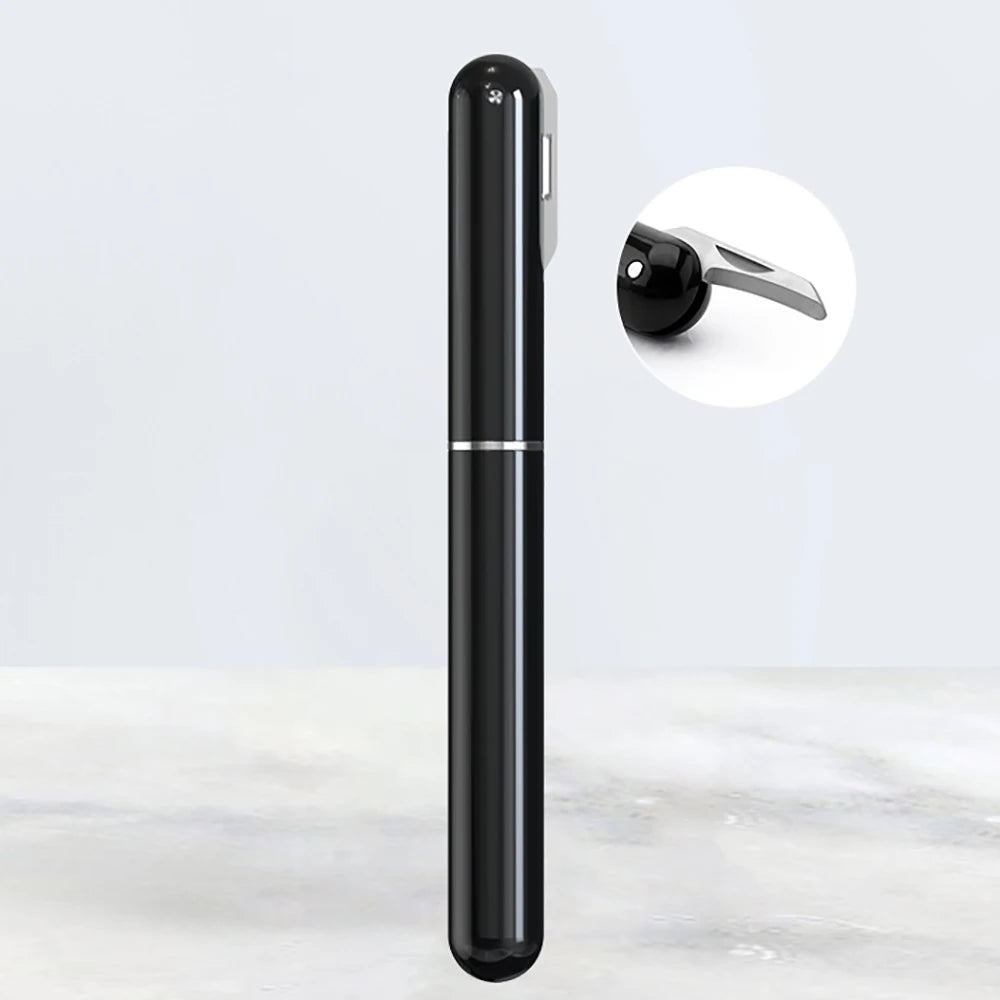 Tire-bouchon à pompe à air en acier inoxydable – Ouvre-bouteille de vin rapide et portable en forme de stylo