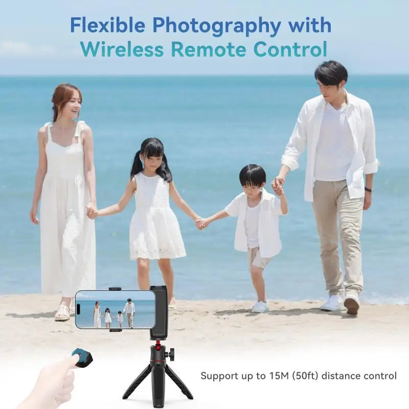 Ulanzi MA35 Cell Phone Grip, Bluetooth Photo Stabilizer Holder, Magsafe Handle, Mobile Holder for iPhone 