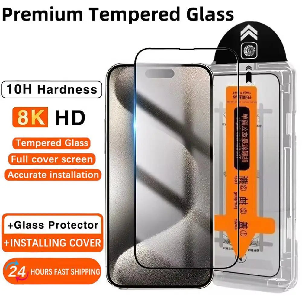 Verre trempé mat multifonction pour iPhone – Protection anti-lumière bleue & anti-éblouissement