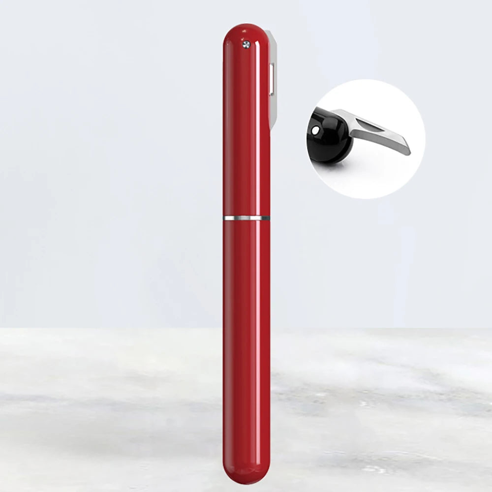 Tire-bouchon à pompe à air en acier inoxydable – Ouvre-bouteille de vin rapide et portable en forme de stylo