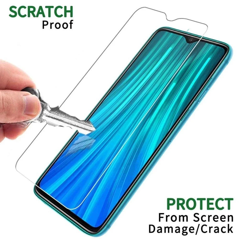 3Pcs Glass Screen Protector For Xiaomi Redmi Note 7 12 11s Mi 9 11i 11 Lite 5G 12T 10T 11T Pro F3 Bery X5 F5 10 Pro SE