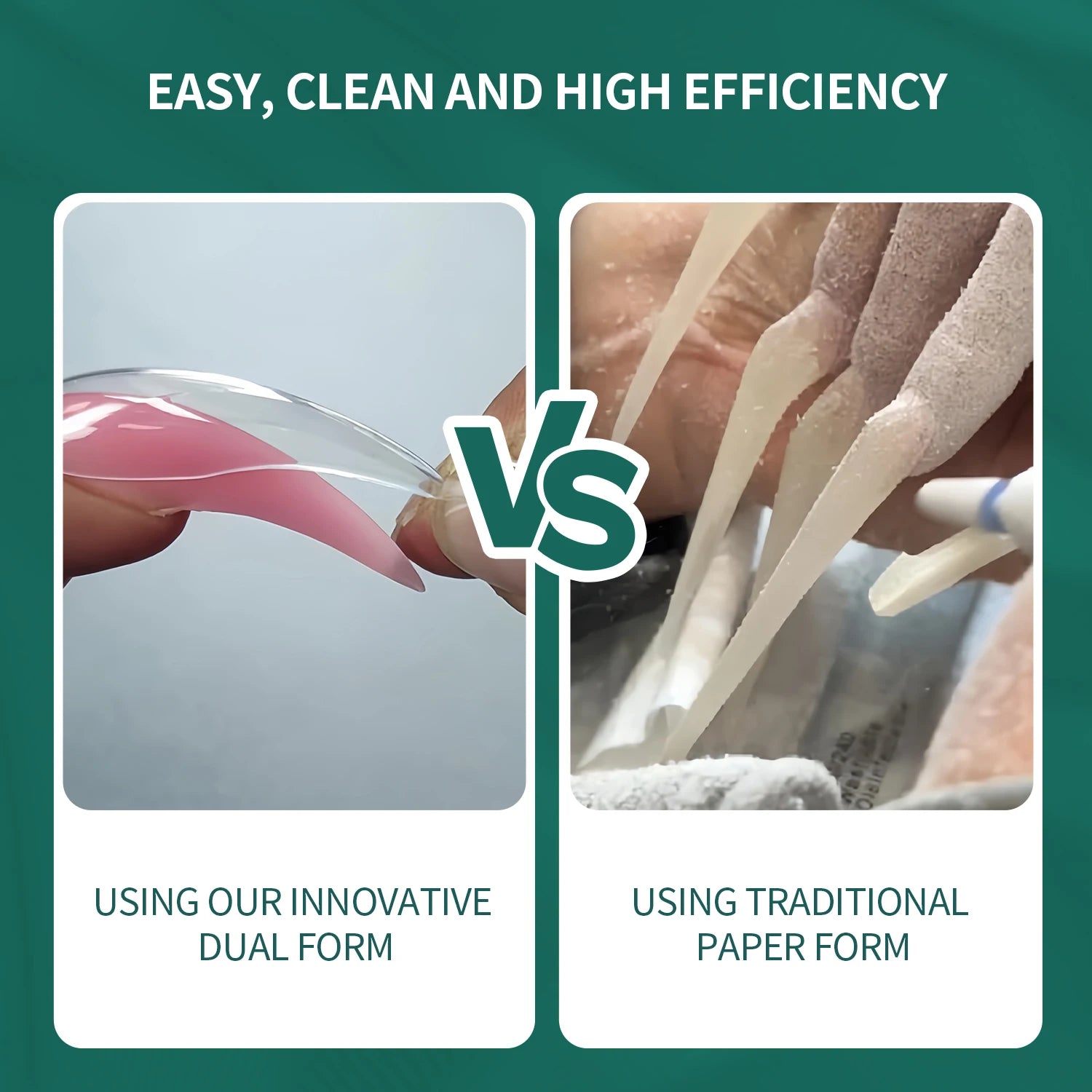 Moules à ongles Dragon Griffe, 140 pièces