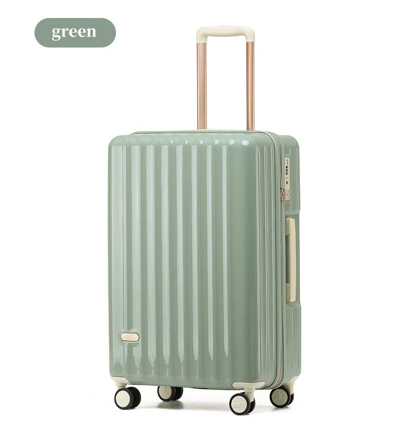 Valise rigide en PC + ABS avec serrure SUSHIMU – bagage à roulettes portable, 20, 24, 26 et 28 pouces