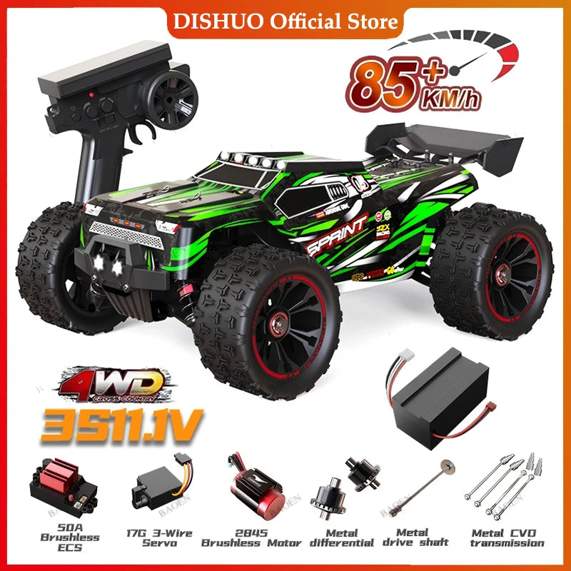 SCY9522PRO 85 KM/H voiture RC haute vitesse sans brosse 4WD tout-terrain dérive télécommande voiture 1:16 voitures de course professionnelles SCY9522 50 KM/H