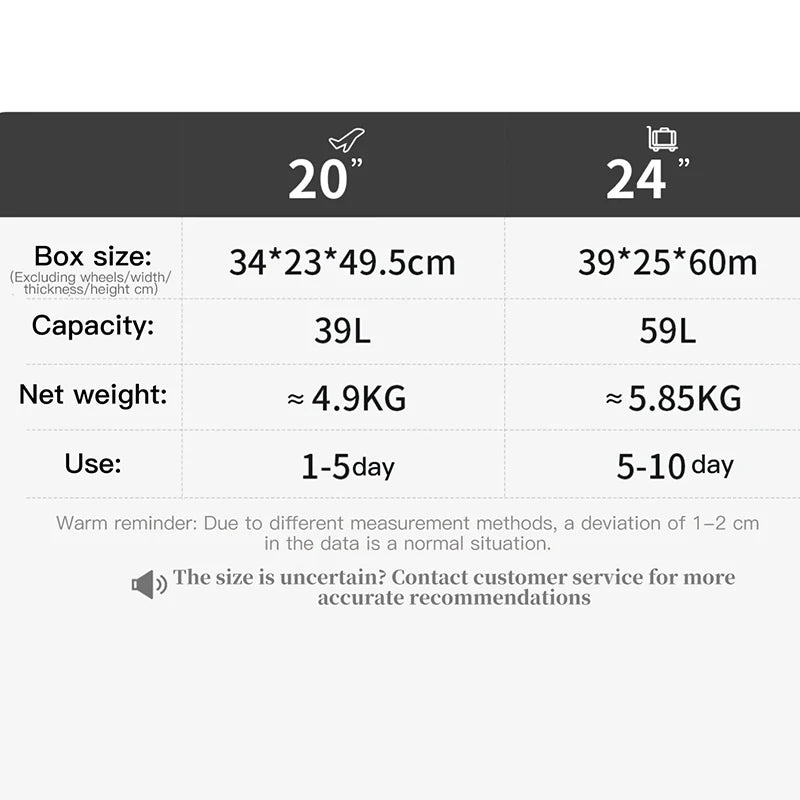Valise rigide en alliage d’aluminium et de magnésium SUSHIMU – bagage à roulettes avec ouverture avant, 20 et 24 pouces