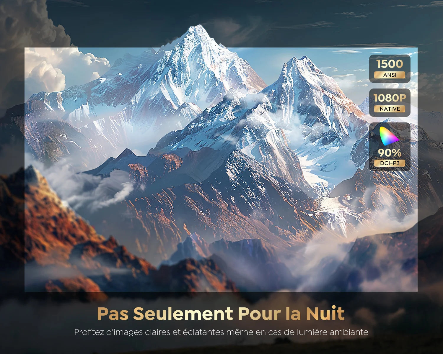 Projecteur Vidéo PUTRIMS 4K 1500 ANSI – Home Cinéma avec Netflix et Android TV 11.0